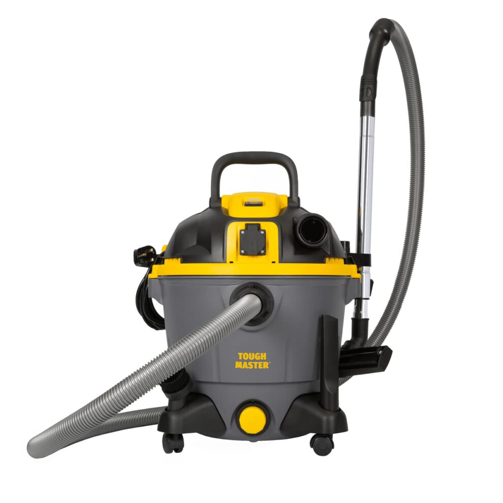 TOUGH MASTER Wet and Dry Vacuum Cleaner, Hoover Vacuum Cleaner Industrial 35L For Multi-Purpose Surfaces with HEPA Filter Metal Telescopic