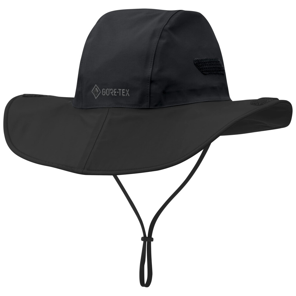 Outdoor Research Unisex Seattle Sombrero - Breathable Wicking Waterproof Cap Black