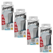 Inspired Essentials B22 Bayonet LED Bulb, Daylight 6500K, 100W 100 Watts Equivalent, 12.6W B22 GLS Bulbs, Light Bulbs, 1521 Lumen, Non-Dimmable, Pack