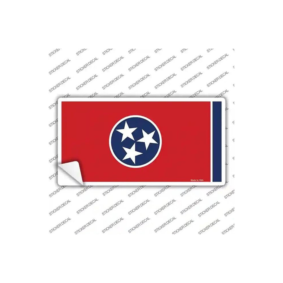 Smart Blonde Lp-511S-L Tennessee State Flag Novelty Sticker Decal - Large 792636321863