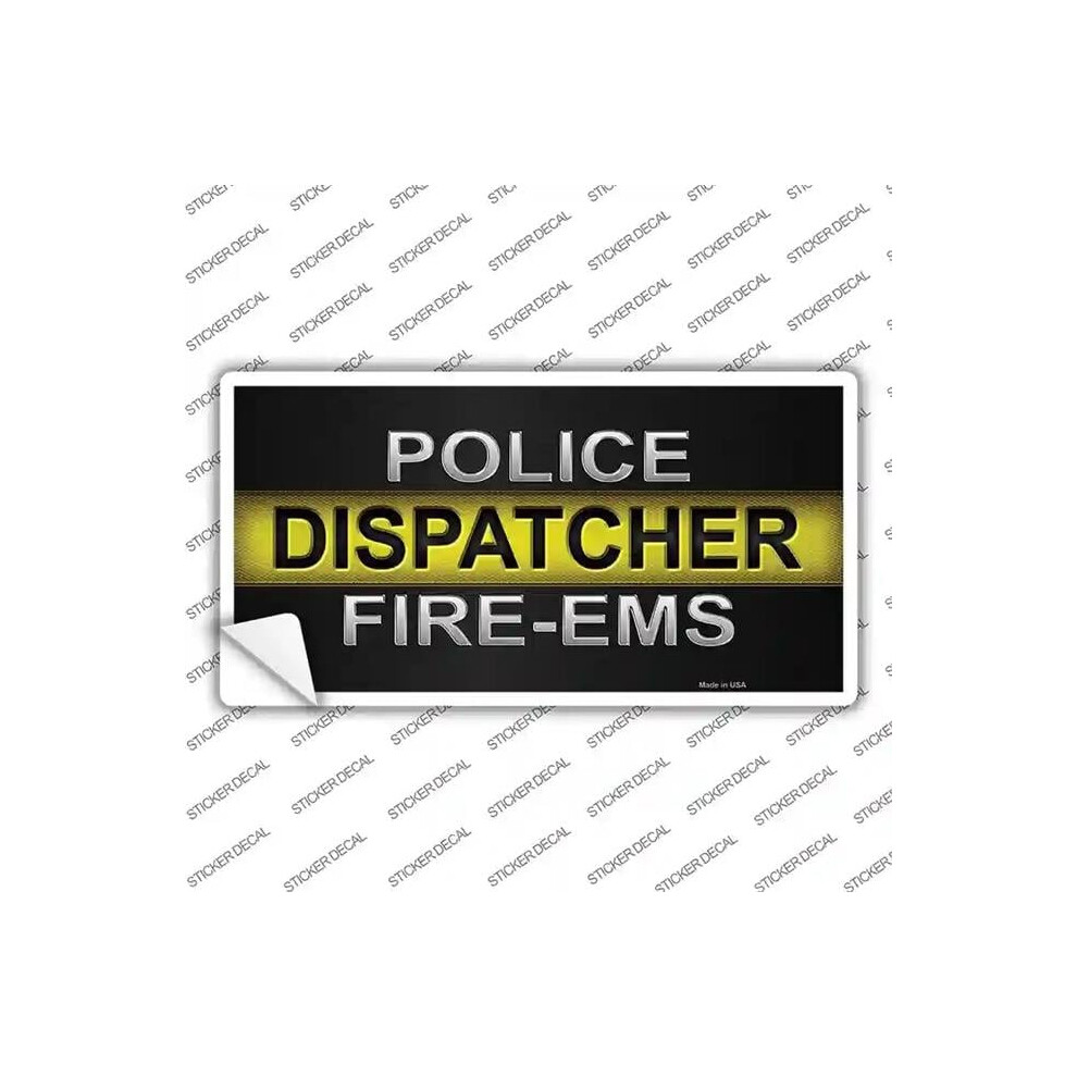 Smart Blonde Lp-9416S-L Police, Dispatcher & Fire Ems Novelty Sticker Decal - Large 792636325397