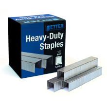 Better Office Products Hochleistungsklammern, 5.000 St  ck, 23/13 1/2 Zoll, 100/Streifen, Mei  elspitze, hohe Kapazit  t