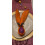PLOYMONO Toalhas de Mesa Laranja Resistentes - 17 x 17 Polegadas Poliéster Lavável - Conjunto de 8 com Bordas 5