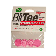 BirTee Pro golfplk - 1. mretu (1/4"") egyni mretu csomag - 4 pl csomagonknt. Tli/szonyeg/szimultorplk (rzsaszn)
