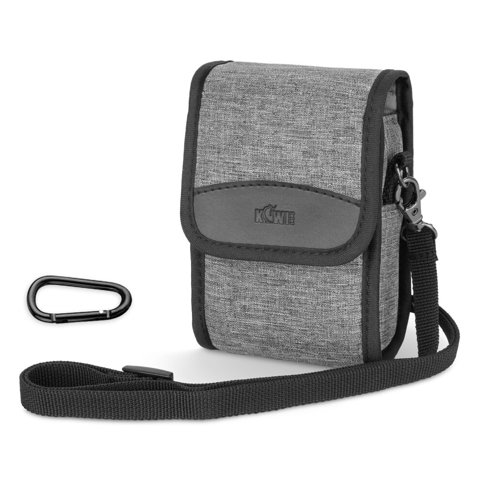 KIWIFOTOS Compact Digital Camera Case Travel Pouch Bag Cross-Body Holster for Sony ZV-1II ZV-1F ZV-1 RX100 Series Ricoh GRIII GRIIIx HDF & G7X, G5XII