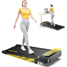Toputure Walking Pad Treadmill for Home, 9% Incline Under Desk Treadmill, 2.5HP Walking Running Machine with Magnetic Remote & Bluetooth App Control,