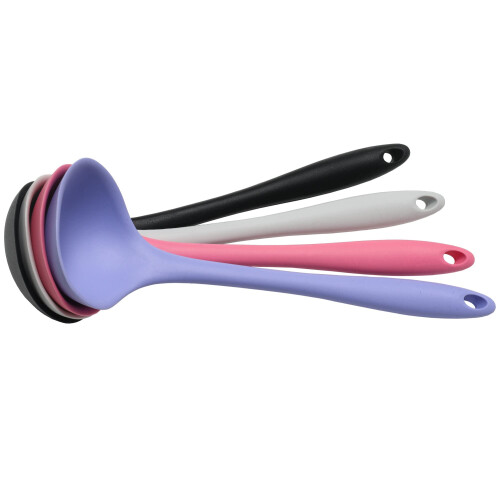 Colher de Cozinha de Silicone Premium Chef Craft, 11.25 polegadas, Azul Pastel 2