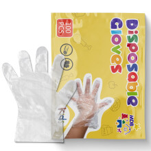 babyease Disposable Gloves for Kids - 100 Pack Multipurpose Gloves Powder Free Latex Free for Food Prep Crafting Painting & Playing