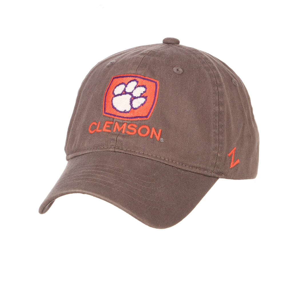 Zhats Men's Ncaa Clemson Tigers Adjustable Scholarship Hat Charcoal Clemson Tigers Charcoal Adjustable One Size