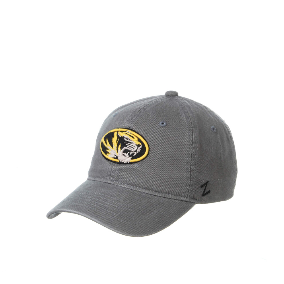 Zhats Men's Ncaa Missouri Tigers Adjustable Scholarship Hat Charcoal Missouri Tigers Charcoal Adjustable One Size