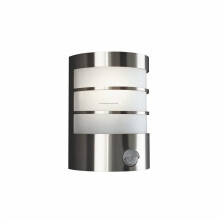 Philips Lighting Outdoor Wall Light - Stainless Steel & Charcoal, Motion Sensor, Even Light Distribution, Bulbs Not Included