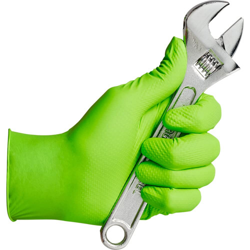 Gripp-It Nitrilhandschuhe XL grün Spenderbox mit 50 Stück 2