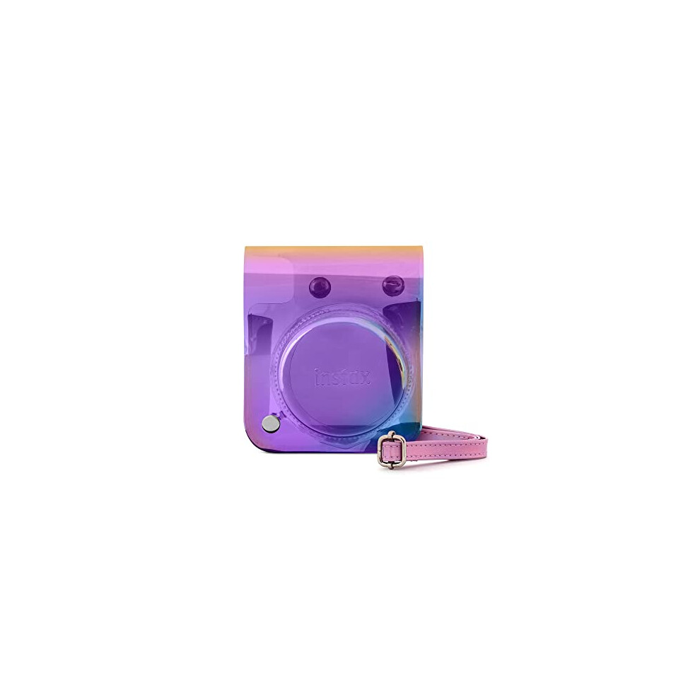 instax mini 12 camera case with shoulder strap, Iridescent finish