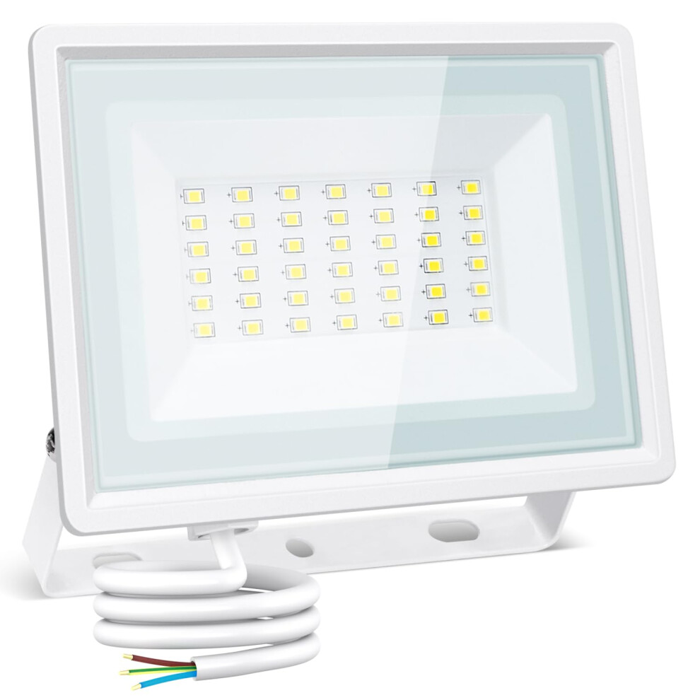 Aigostar 30W Led Floodlight Outdoor, 2510lm LED Security Lights, 180W Incandescent Lamp Equivalent, Waterproof IP65, 6500K Cool White Outdoor Lights-image-OPC-PGBSNKF-NEW