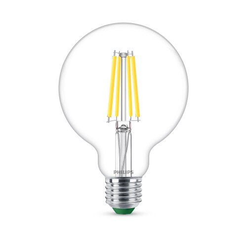 Philips Philips Ultra Efficient - Ultra Energy Saving Lights, LED Light Source, 60W, G95, E27, Warm W+W65 2