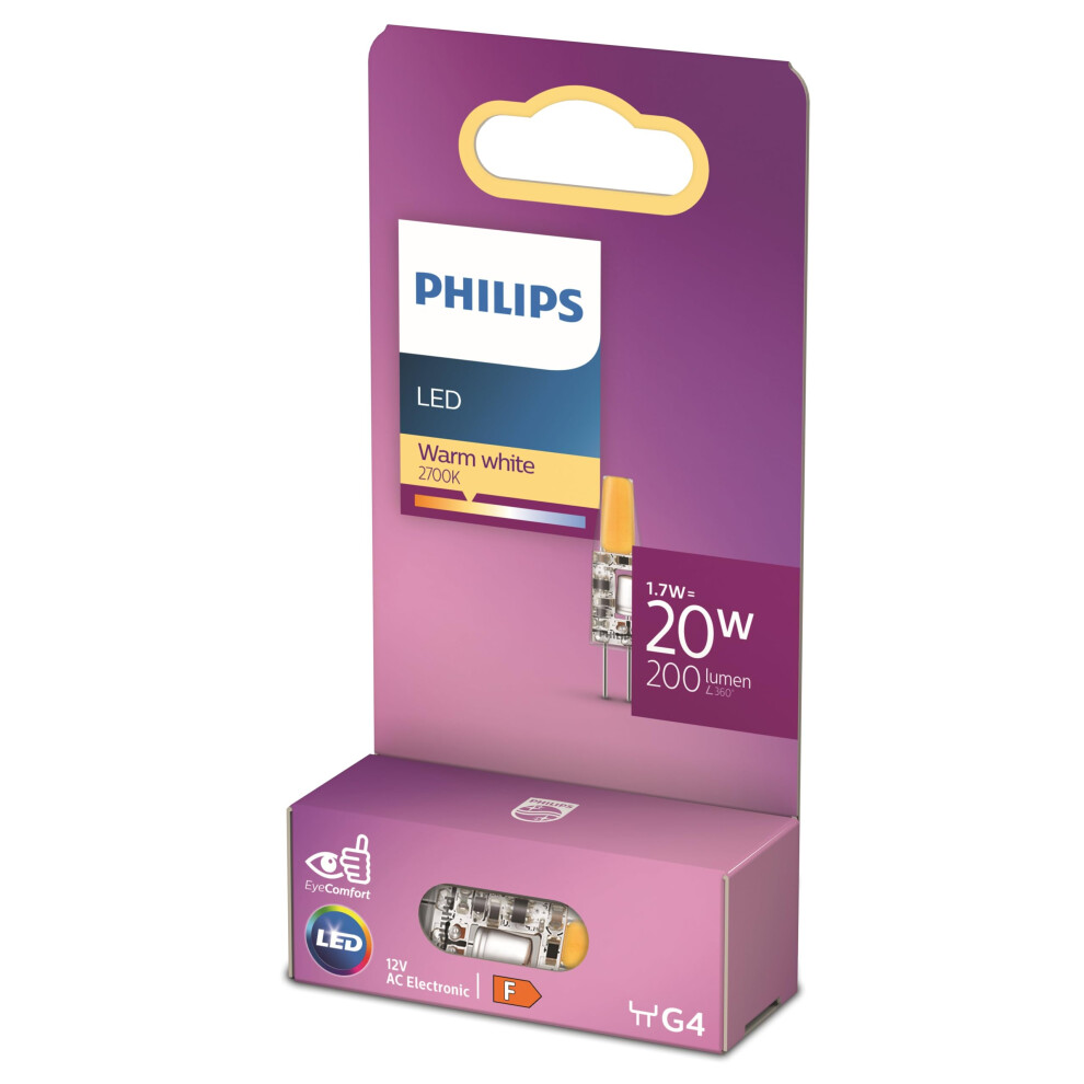 Philips LED Capsule 20W Capsule G4 2700K 200lm 15000h
