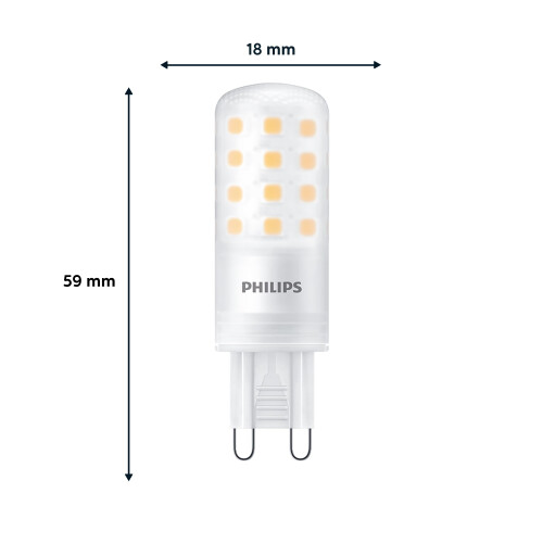 Philips LED G9 Kapsel 4W (40W) Dimmbar 480lm 2