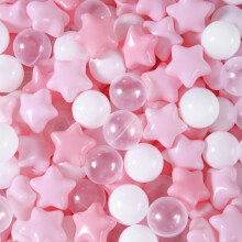 Trendplay Pack med 100 Pink Ball Pit Balls Kids Ball Pit Play Tent Ocean Ball For Toddlers icke-toxiska bollar med hllbar frvaringspse Summer