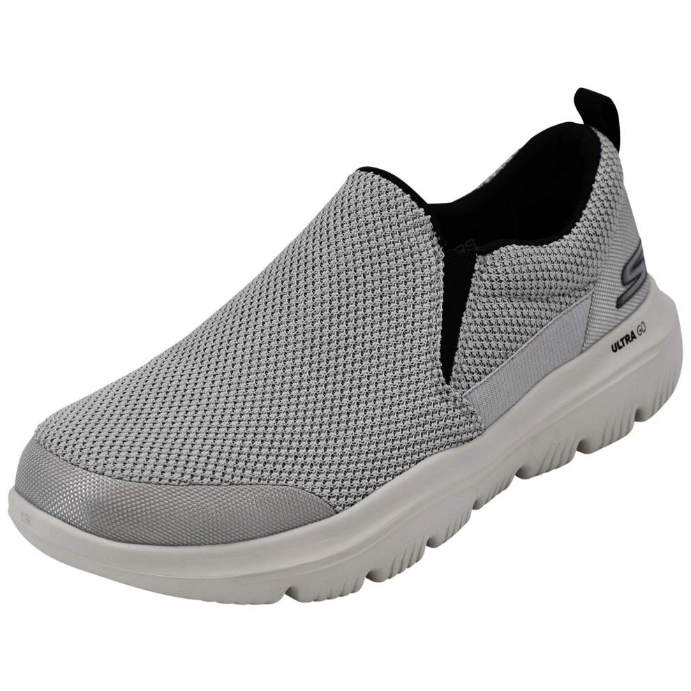 Skechers Men's GO Walk Evolution Ultra-Impeccable Sneaker  Light Grey  11 X-Wide