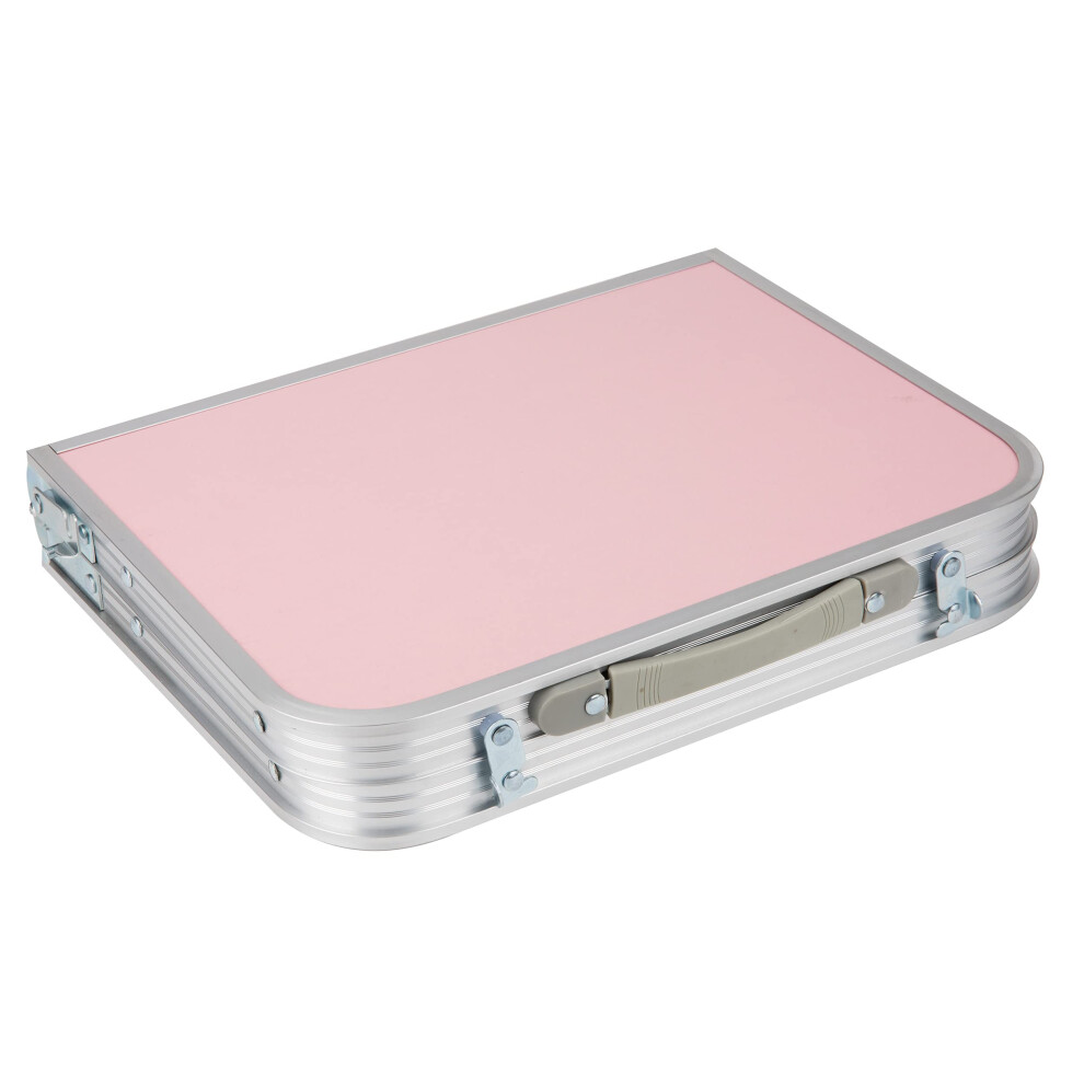 Mind Reader SchoßSchreibtisch, LaptopstäNder, Betttablett, Zusammenklappbar, FüR Schlafsaal, Tragbar, Mdf-Metall, 59,4 Cm L X 40,6 Cm B X 25,4 Cm-image