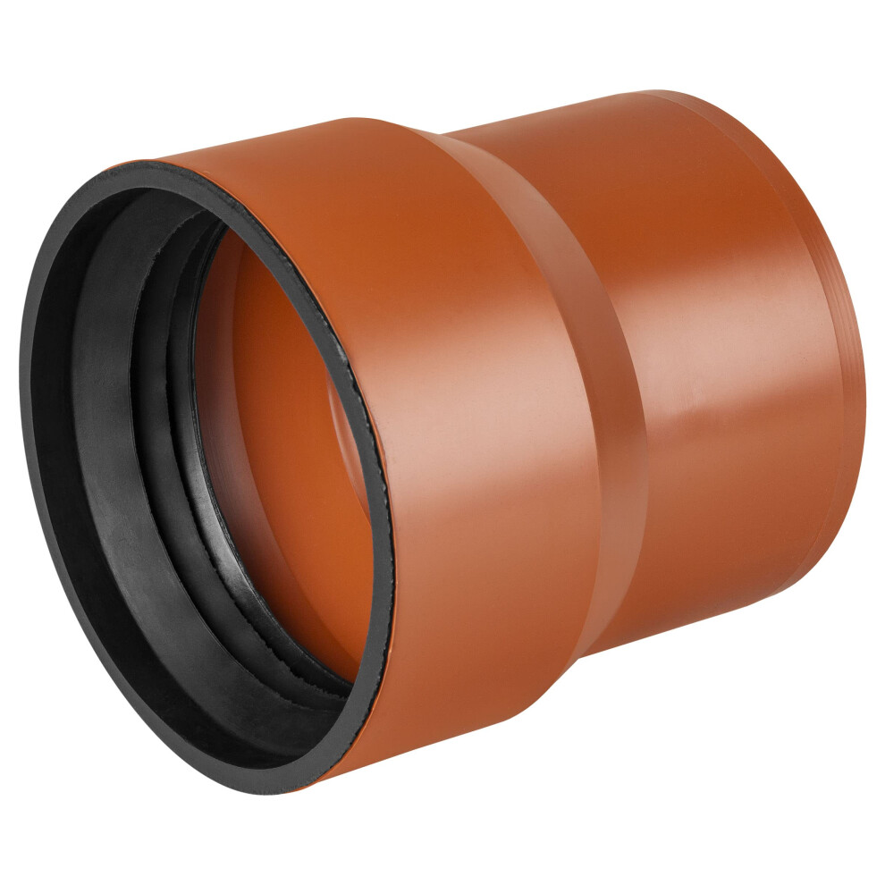 Connector Clay Pipe Or Cast Iron Pipe To Plastic Pipe 160Mm Adaptor With Gasket Orange 5904506135899