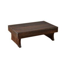 SINOBEST Holz-Tritthocker, tragbarer rechteckiger Betthocker, kleine Trittleiter fr Kche und Badezimmer, Fusttze, Hocker unter dem Schreibtisch,