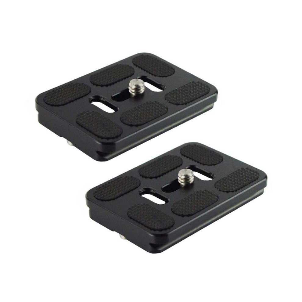 Harwerrel 60Mm Quick Release Plate Fits Arca-Swiss Standard For Camera Tripod Ballhead (Pack Of 2) 760960416609