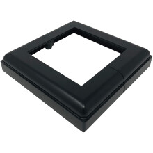 Nuvo Iron ADPBS4 Aluminium 4X4 Zkladna sukne sloupku 1 pocet (balen 1 ks) Cern