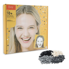 Gepersonaliseerde moza?kportret aangepaste bouwkit bakstenen kunstset aangepast uw eigen foto uniek cadeau (groot/15,7""""x15,7"""")