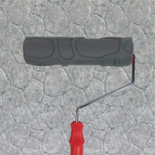 Nichiyo Rolo de Pintura 10'' com Padrão para Decoração de Paredes Textura de Tijolo