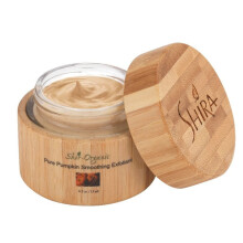 Shira Shir - Organic Pure Pumpkin Smoothing -kuorinta, runsaasti luonnollisia entsyymejä, silottaa ja pehmentää ihoa, irrottaa kuolleita ihosoluj
