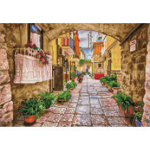 DIAMOND DOTZ - Rustic Street, Full Drill, Square Dotz, Kits voor Vierkante Diamond Painting
