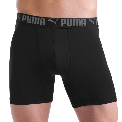 Puma PUMA Herr Microfiber Boxer Brief, 5-pack (Large, Svart och Grå) 1