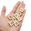 Myyzmy 200 PCs Scrabble Letters 3