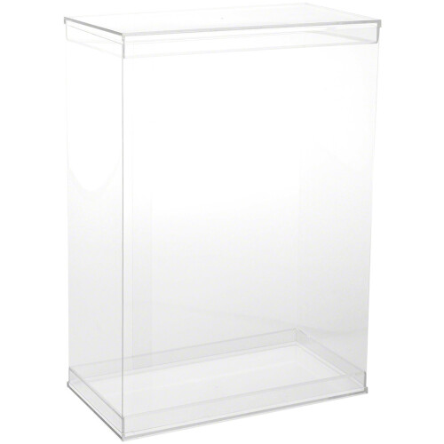 DollSafe Deluxe Διαφανής Θήκη Εκθέσεως με Ακρυλική Κορυφή και Βάση για Κούκλες 11-12 ιντσών