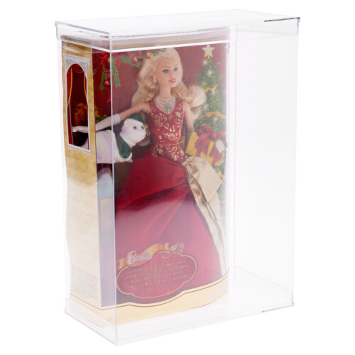 DollSafe Deluxe Διαφανής Θήκη Εκθέσεως με Ακρυλική Κορυφή και Βάση για Κούκλες 11-12 ιντσών 2