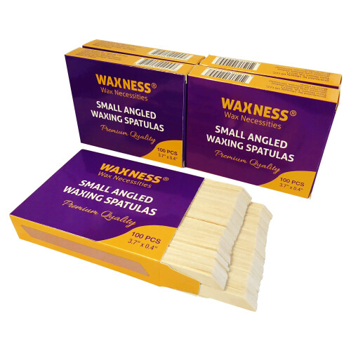 Vax Esp   tula angular de madera para depilaci   n Waxness (100 unidades, paquete de 5) 1