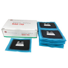 Rema Tip Top RAD110 radiald?kplader - 2 x 2-3/4 selvvulkaniserende flade d?k universalreparationsm?rker - 20 tal