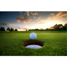 MaiYiYi Pictura cu diamante de golf cu numere 5D Pictura cu diamante rotunde complete Joc de golf Pictura cu diamante Kit cu punct de cruce Joaca