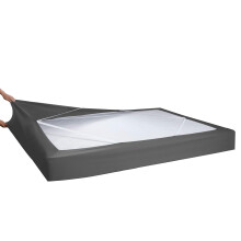 Elegant Comfort Box Couvercle de printemps - Snug 4 voies enveloppe elastique autour de Jersey Alternative pour la jupe de lit Ultra Soft Wrinkle