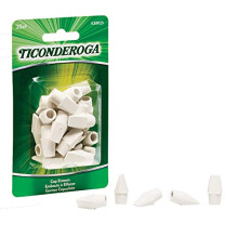 Dixon Ticonderoga DIX38025 Kildehætter Viser til klasse K -12 White - 25 Count25