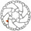 Shimano Shimano Slx Rt66 Ρότορας - 6 Μπουλόνια Μία Χρώμα, 180 Mm 1