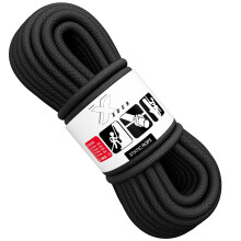 Cuerda de escalada est   tica XBEN UIAA, 10,5 mm, 32 pies, color negro, para rescate, senderismo, exteriores e interiores.