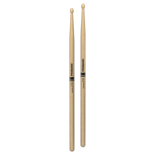 ProMark Rebound 2B Long Hickory Drumsticks  Acorn Wood Tip  One Pair 2
