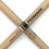 ProMark Rebound 2B Long Hickory Drumsticks  Acorn Wood Tip  One Pair 5