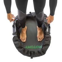 Neoprenanzug-Wickelunterlage IslandMat' Surfmatte und Neoprenanzug-Tasche Kompakt zusammenklappbares 2-in-1-Design  WASSERDICHTE 5000X-TECHNOLOGIE V
