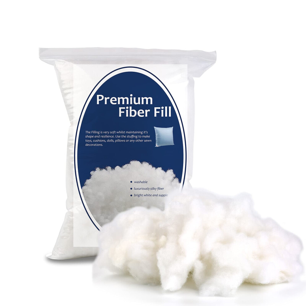 Bupete 150g/5.2oz Polyester Vezelvulling Premium Vezelvulling Pluisvulling Hoge Veerkracht Vulling Vezel voor Knuffeldierknutsels Kussenvulling