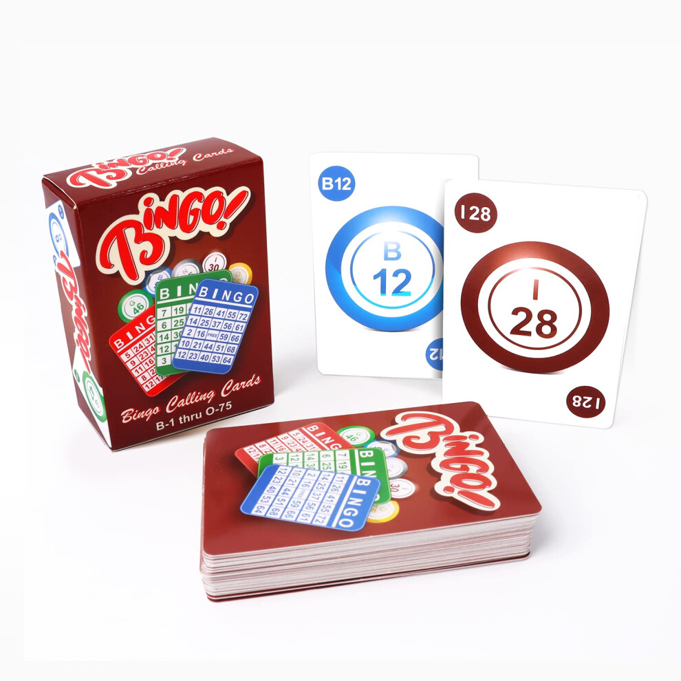 Photos - Other Toys GSE Games & Sports Expert Professional Bingo Calling Cards for Bingo Game Plastic Coated Bingo Playing Cards Deck with High
