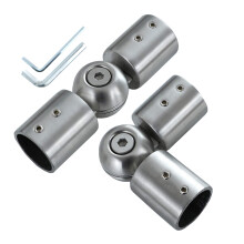 Conjunto de Conectores de Correntes Pesadas para Janelas, Conectores Ajustáveis para Cortinas de 1 polegada
