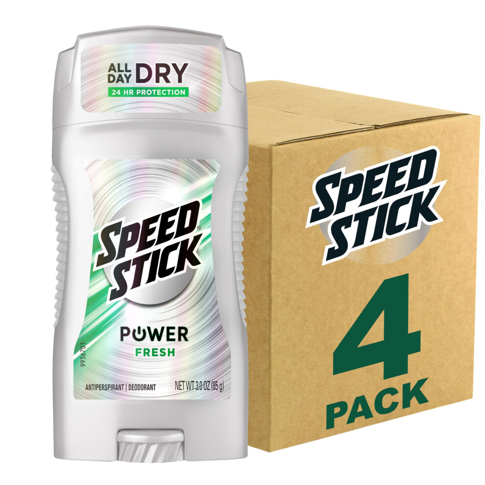 Speed Stick Men's Deodorant  Fresh  3 Ounce  4 Pack-image-OPC-PGBSQHK-NEW